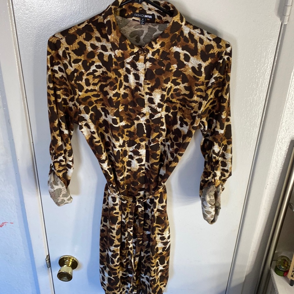 Cheat-a print dress